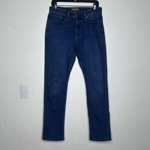 DU/ER Jeans Mens 31x32 Blue L2X Relaxed Taper Dark Wash Denim Stretch DUER